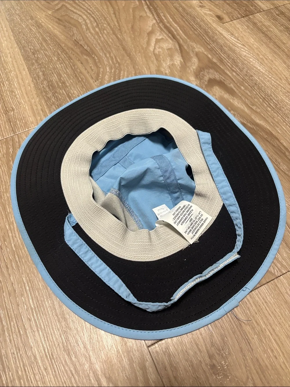 REI Kids Sahara Floppy Sun Hat Blue Gray Size Y 7-14 outdoor gorpcore hiking